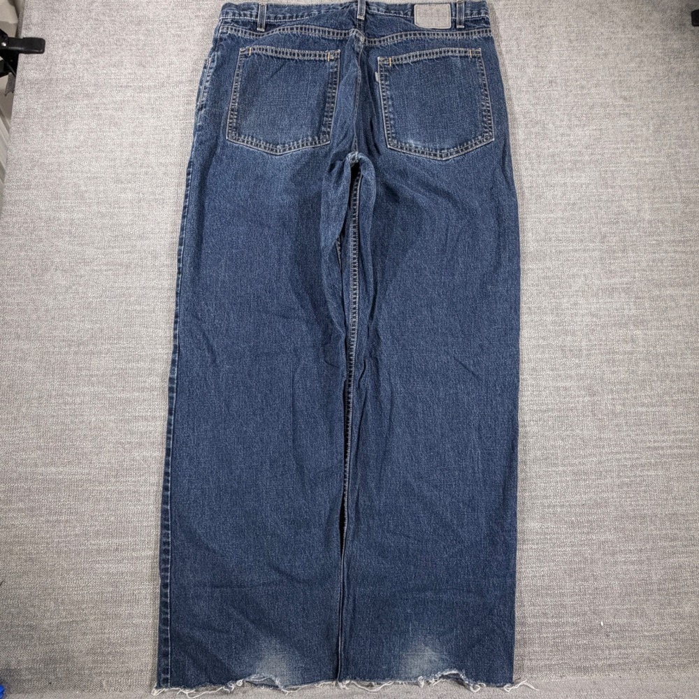 Levi's SilverTab Jeans Mens 35x31 Blue Good Low Loose Wide‎ Leg Baggy